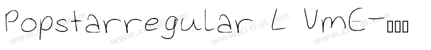 Popstarregular L VmE字体转换